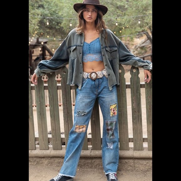 POL Clothing French Terry Jacket with Unique and Fun Vibe! - Picture 6 of 7